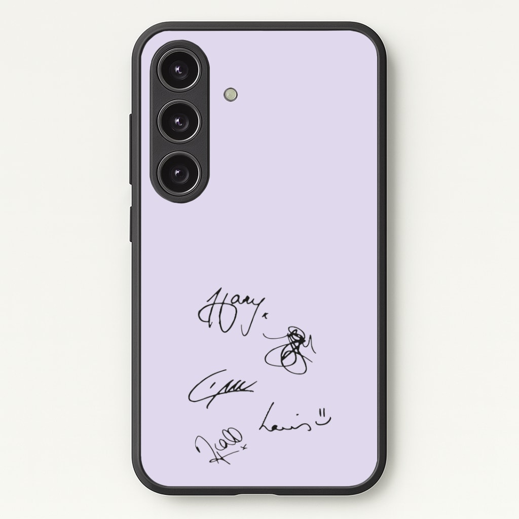 1D Signatures Phone Case - Galaxy S25 / Standard