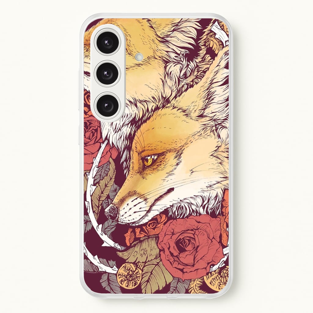 Red Fox Bloom Phone Case