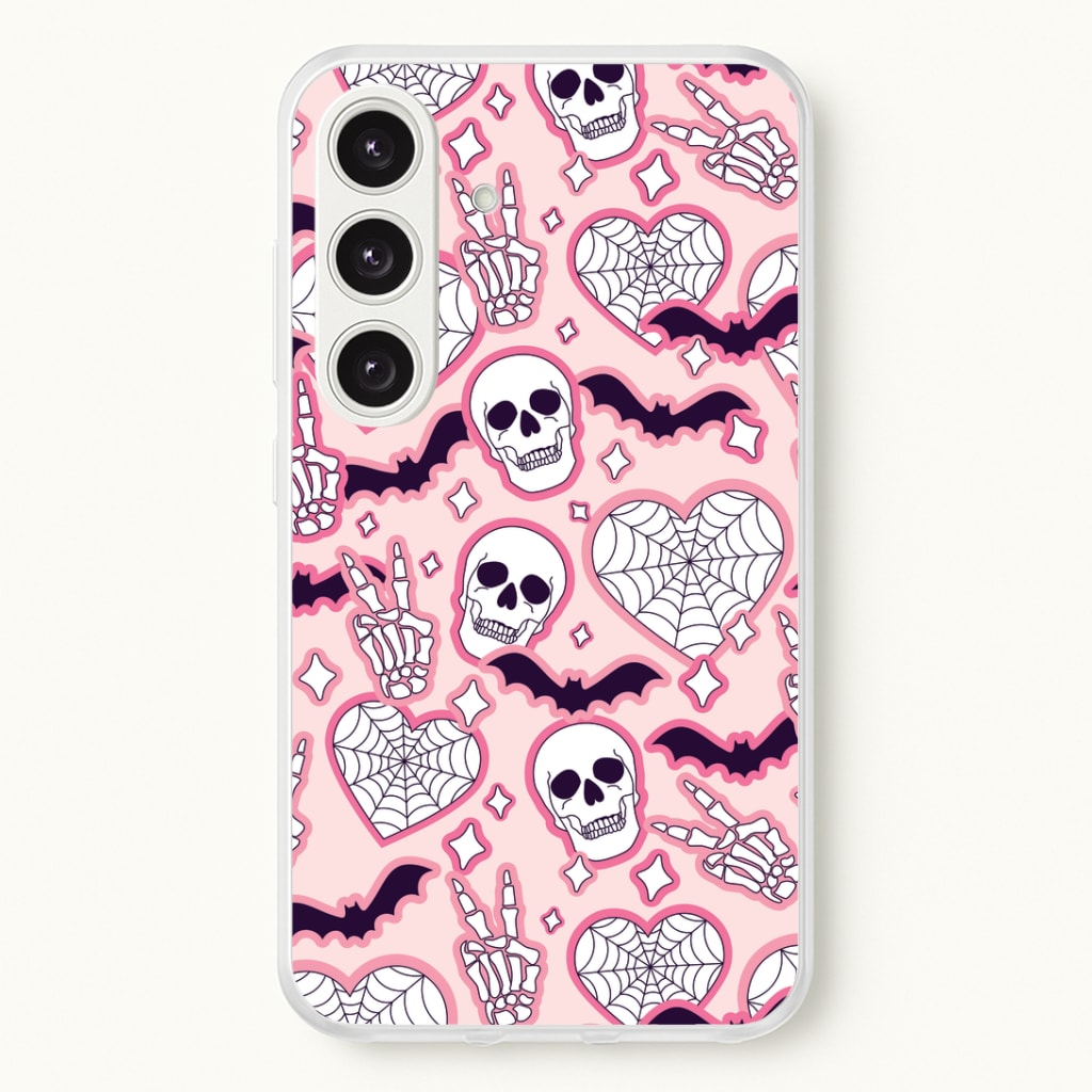 Cute Halloween Stickers Pattern Phone Case
