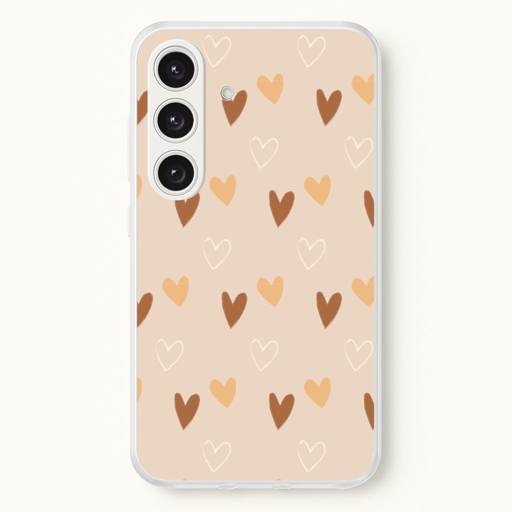 Cute Love Heart Pattern Phone Case