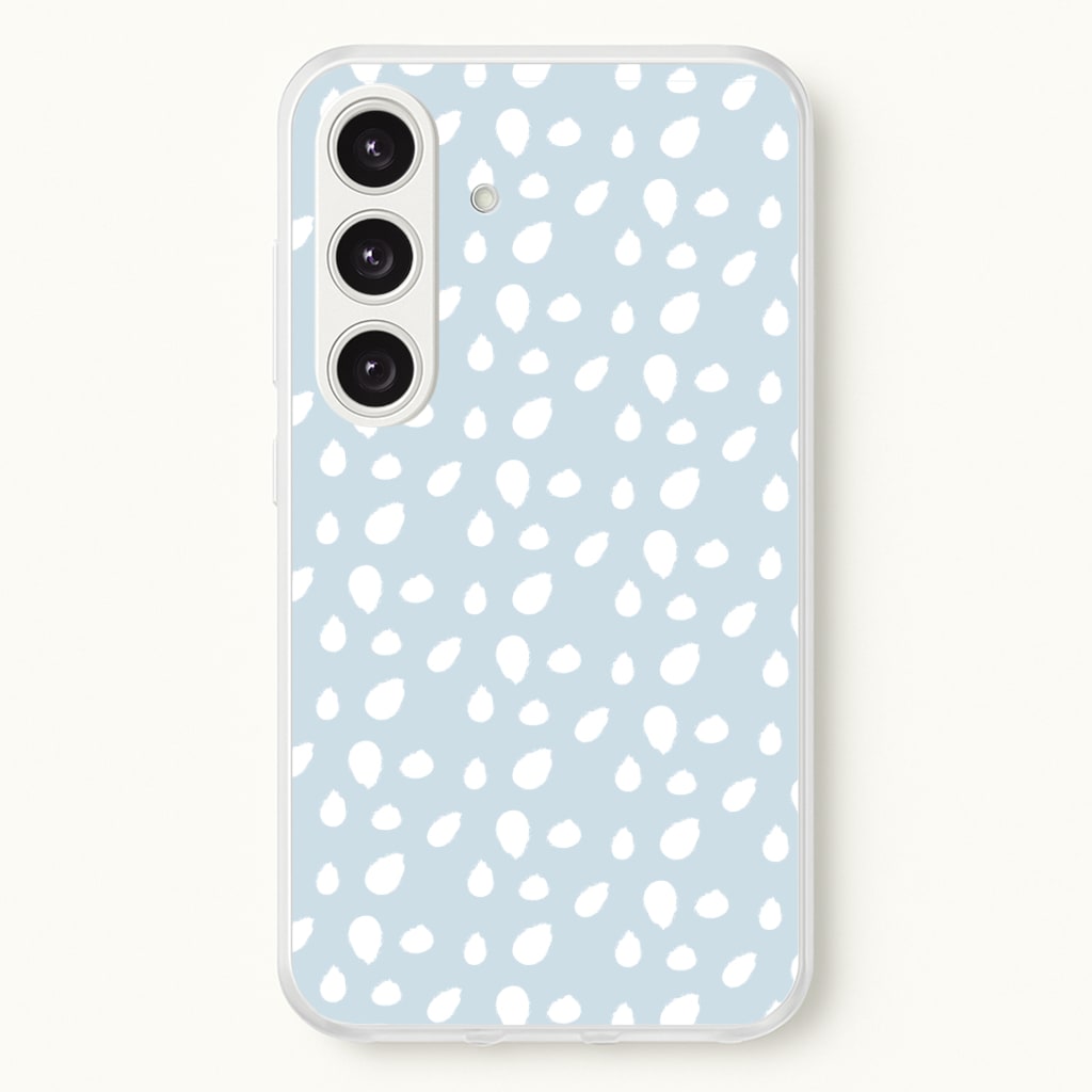 Pastel Blue Dots Phone Case
