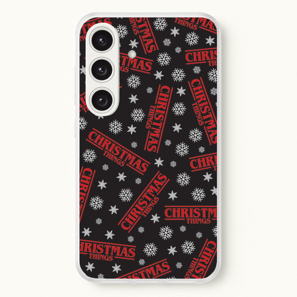 Christmas Things Snowflake Pattern Phone Case