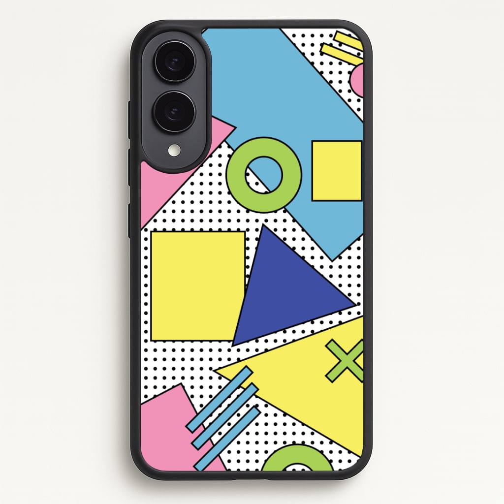 Geometric Abstract Shapes Pattern Phone Case - Galaxy S25 Edge / Standard