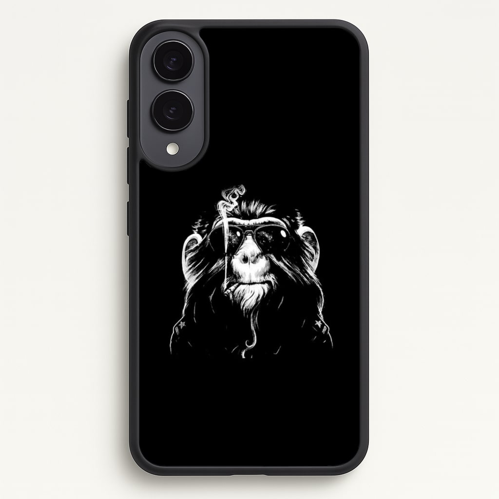 Smoking Monkey Phone Case - Galaxy S25 Edge / Standard