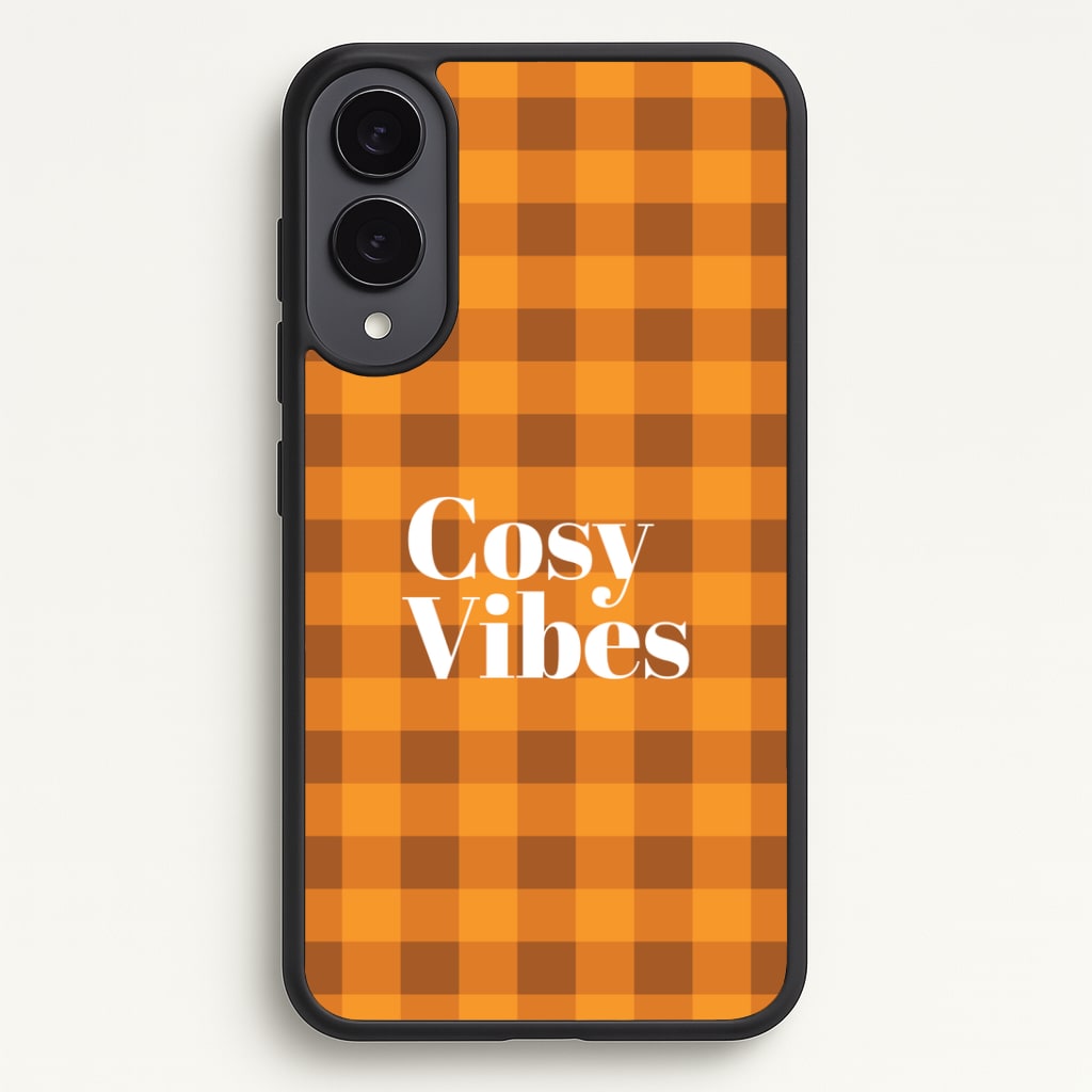 Checkered Cosy Vibes Phone Case - Galaxy S25 Edge / Standard