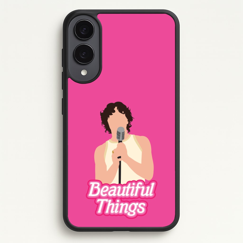Neon Pink Beautiful Things Phone Case - Galaxy S25 Edge / Standard