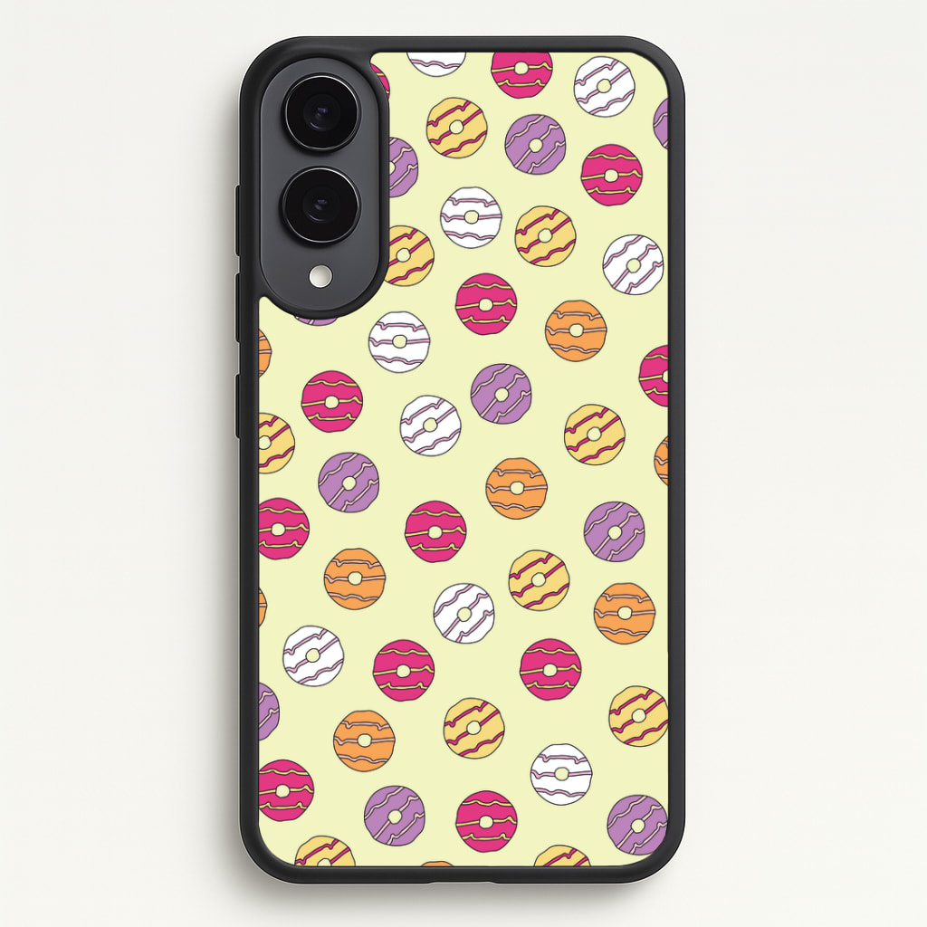 Party Rings - Biscuits Patterns Phone Case - Galaxy S25 Edge / Standard