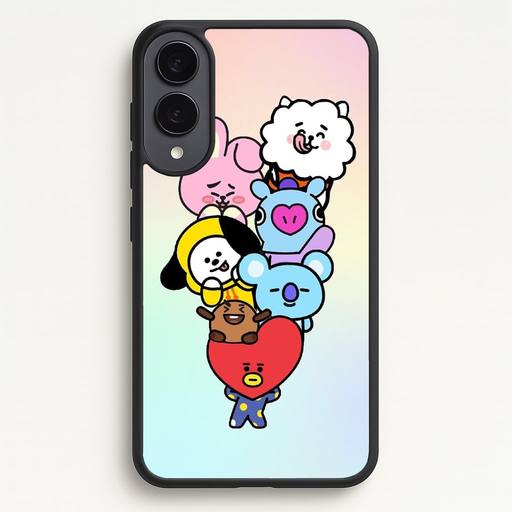 Pastel BT21 - K Pop Phone Case - Galaxy S25 Edge / Standard