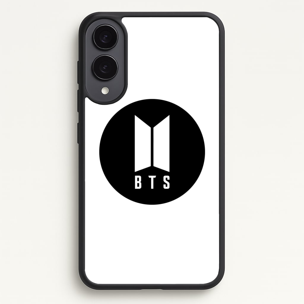 BTS logo Black - K Pop Phone Case - Galaxy S25 Edge / Standard