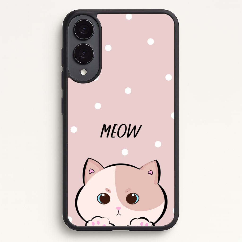 Pale Cat - Cats Phone Case - Galaxy S25 Edge / Standard