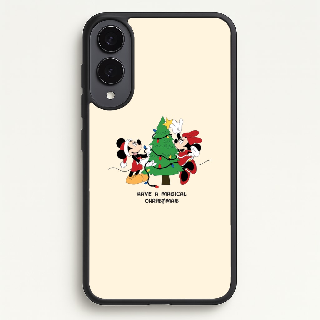 Festive Fairytale Mice - Christmas Phone Case - Galaxy S25 Edge / Standard