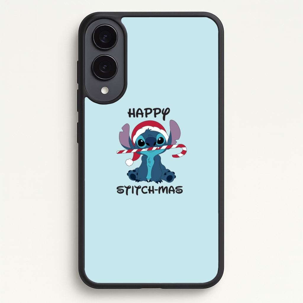 Happy Blue Alienmas - Christmas Phone Case - Galaxy S25 Edge / Standard