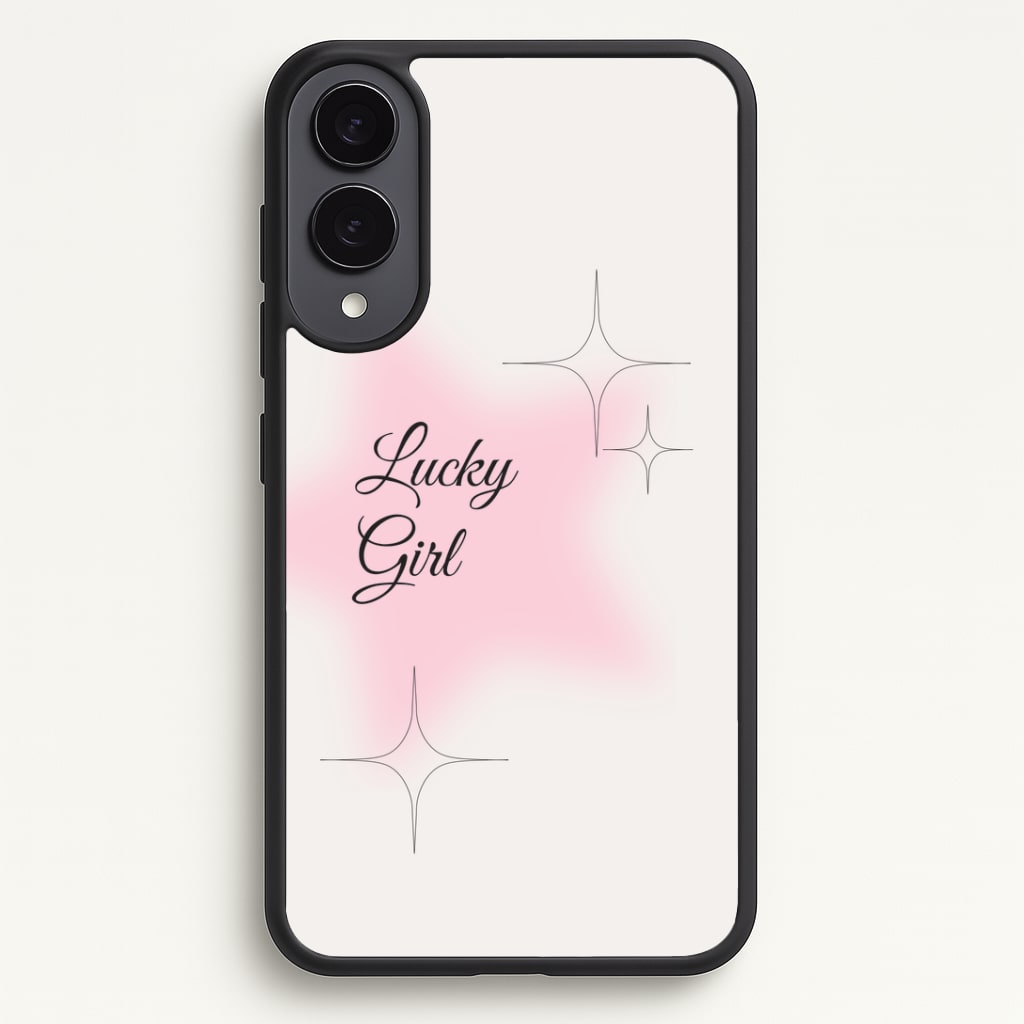 Lucky Girl - Clean Girl Aesthetic Phone Case - Galaxy S25 Edge / Standard