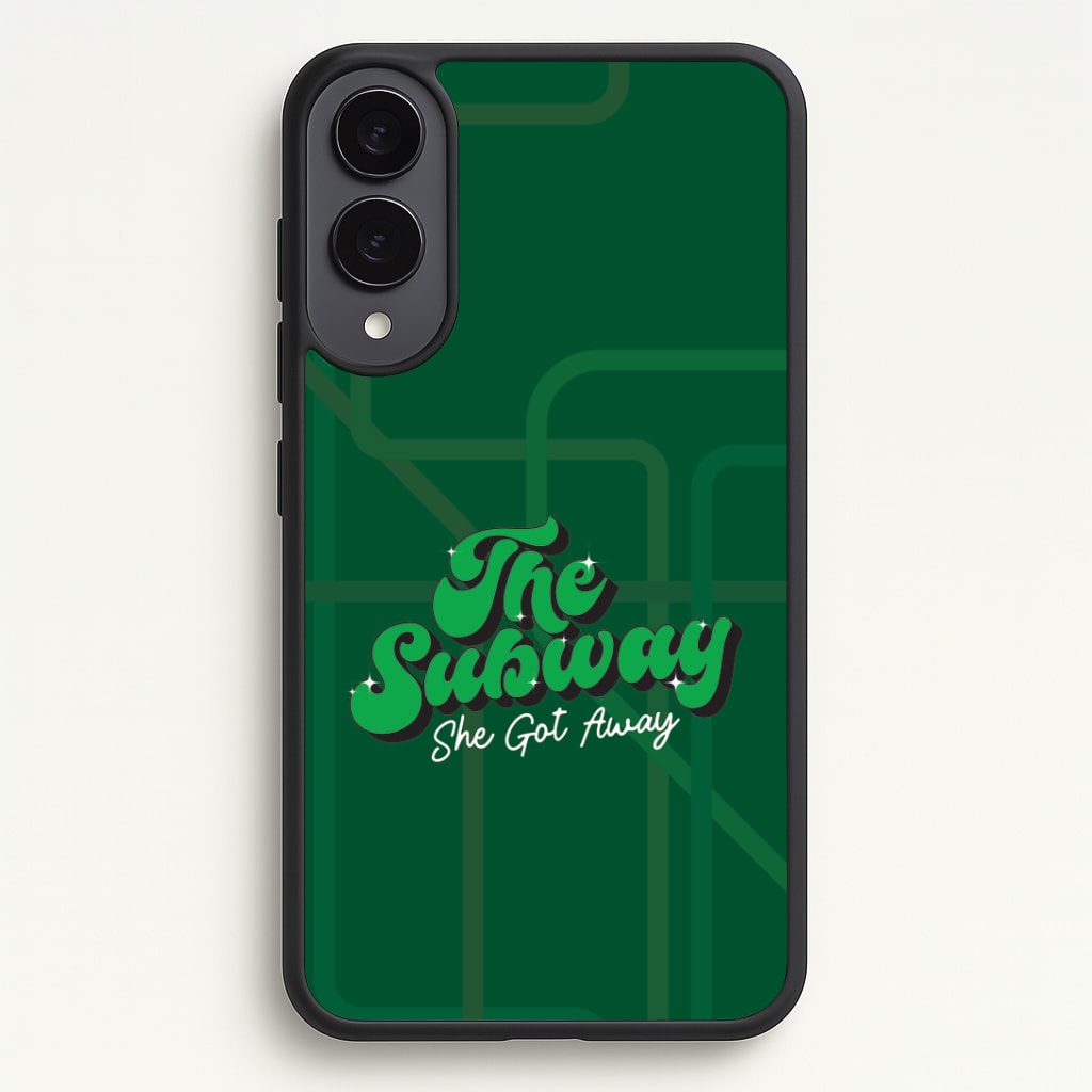 Subway Green Phone Case - Galaxy S25 Edge / Standard