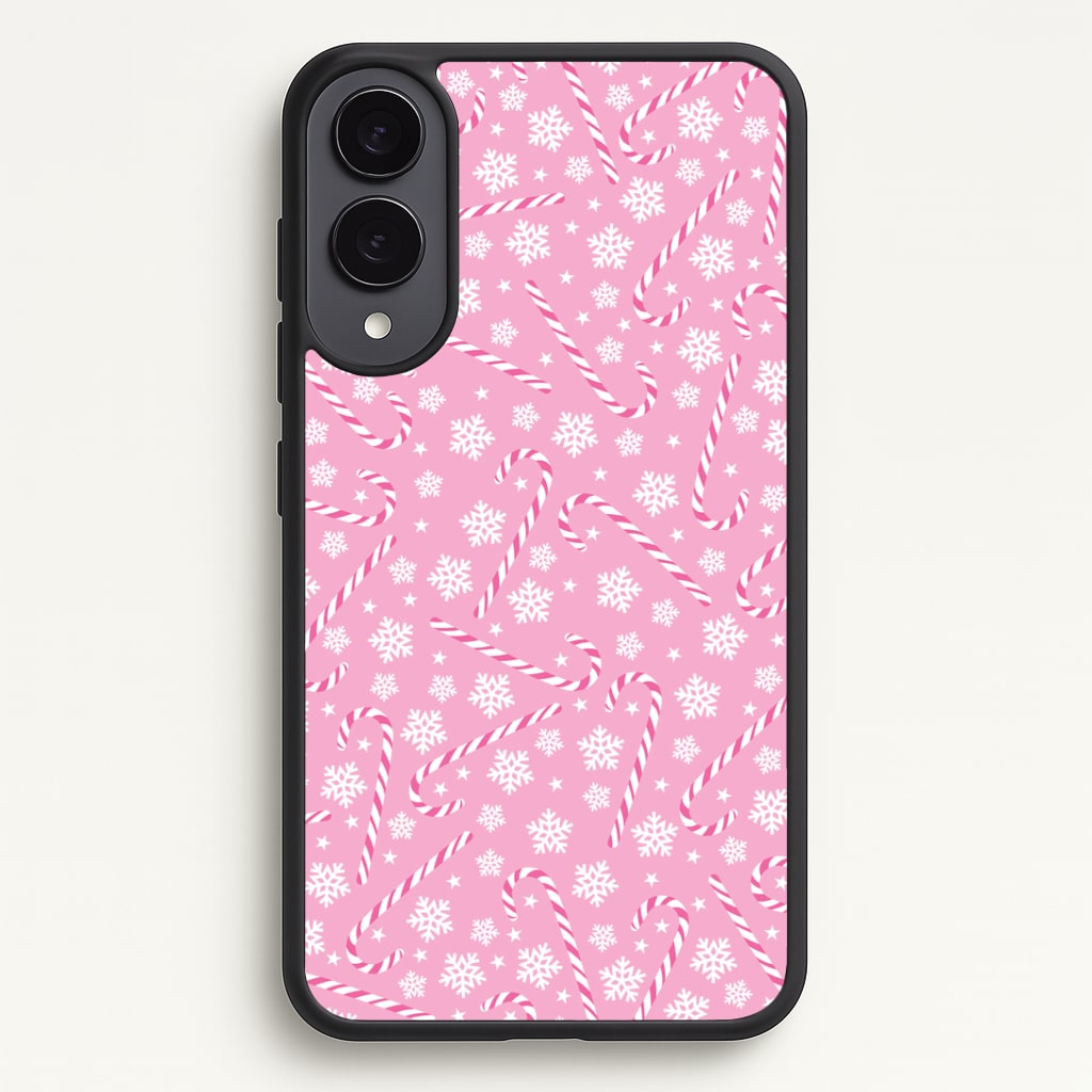Candy Cane Pattern Phone Case - Galaxy S25 Edge / Standard