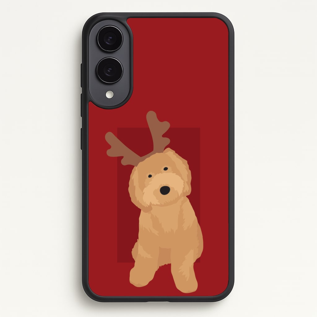 Dog Christmas Ears Phone Case - Galaxy S25 Edge / Standard
