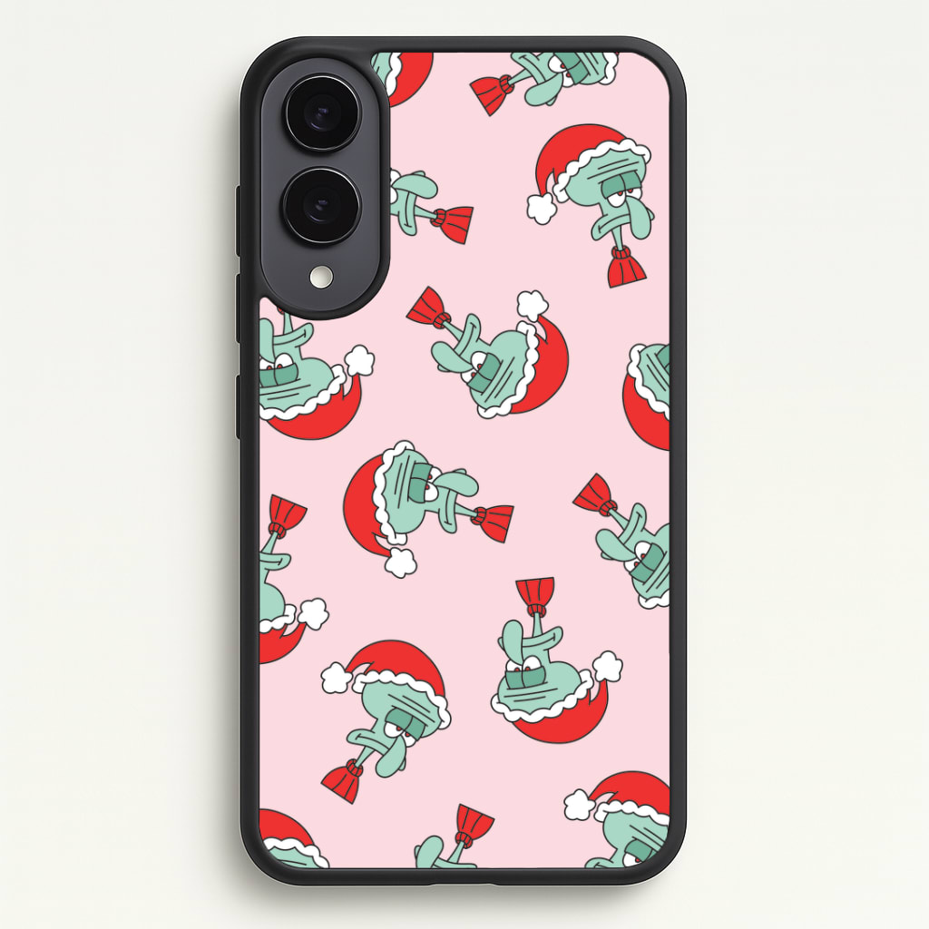 Oh Joy Cartoon Squid Pattern Phone Case - Galaxy S25 Edge / Standard