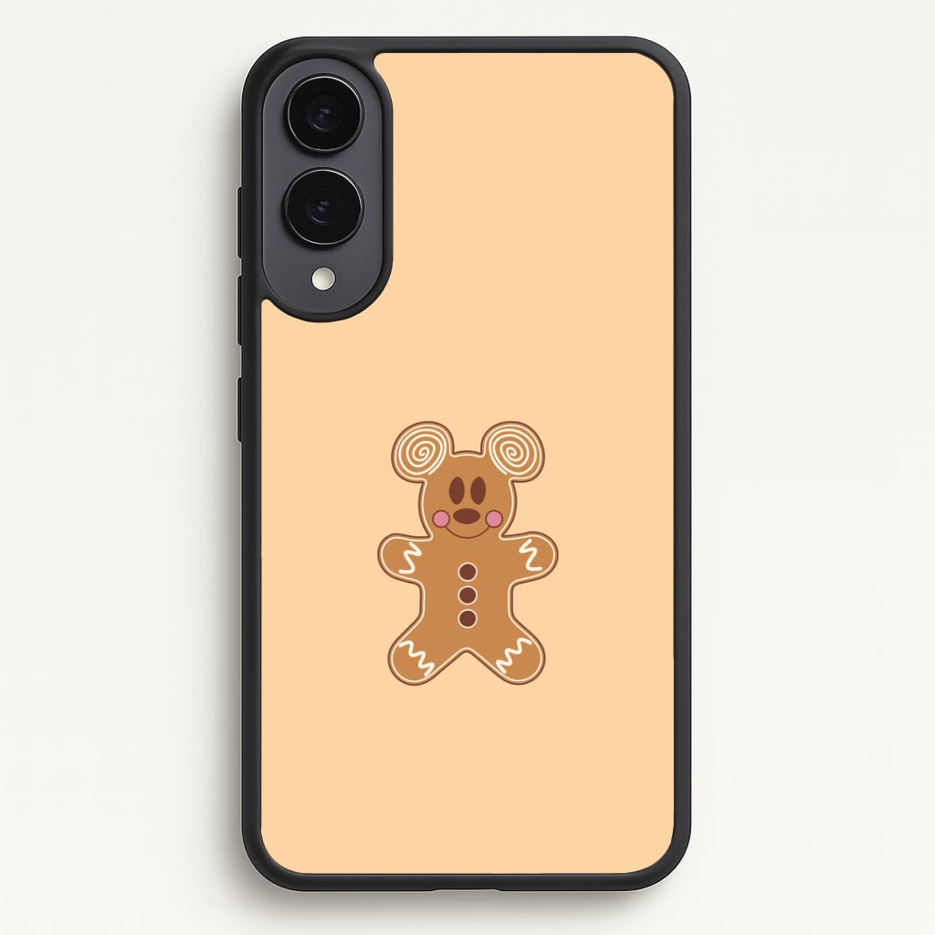 Cartoon Mouse Gingerbread Phone Case - Galaxy S25 Edge / Standard