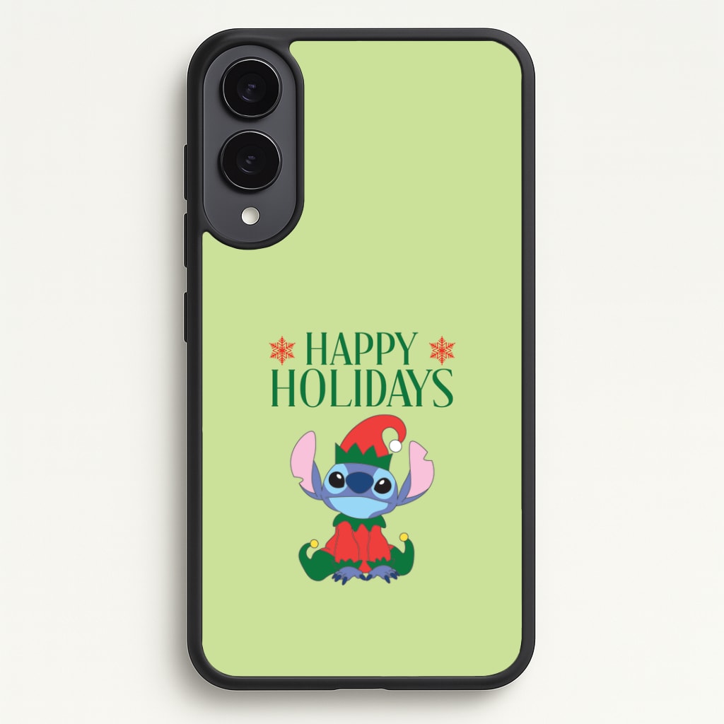 Cute Blue Alien Elf Phone Case - Galaxy S25 Edge / Standard