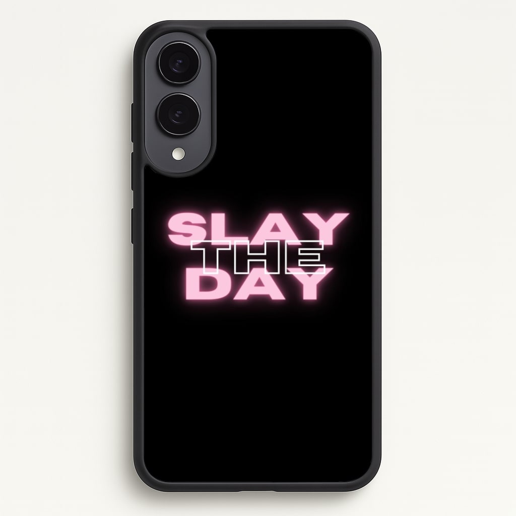 Slay The Day - Sassy Quote Phone Case - Galaxy S25 Edge / Standard