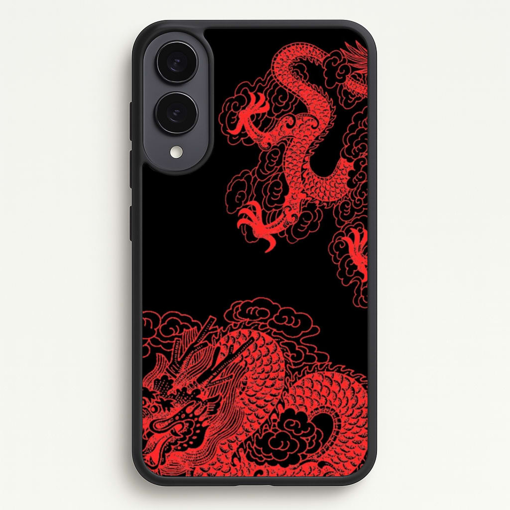 Red Dragon Phone Case - Galaxy S25 Edge / Standard
