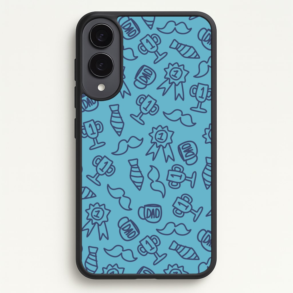 Dad Doodles Pattern Phone Case - Galaxy S25 Edge / Standard