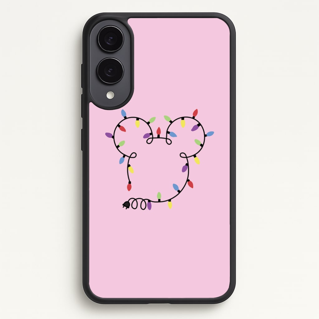 Mouse Christmas Lights Christmas Phone Case - Galaxy S25 Edge / Standard