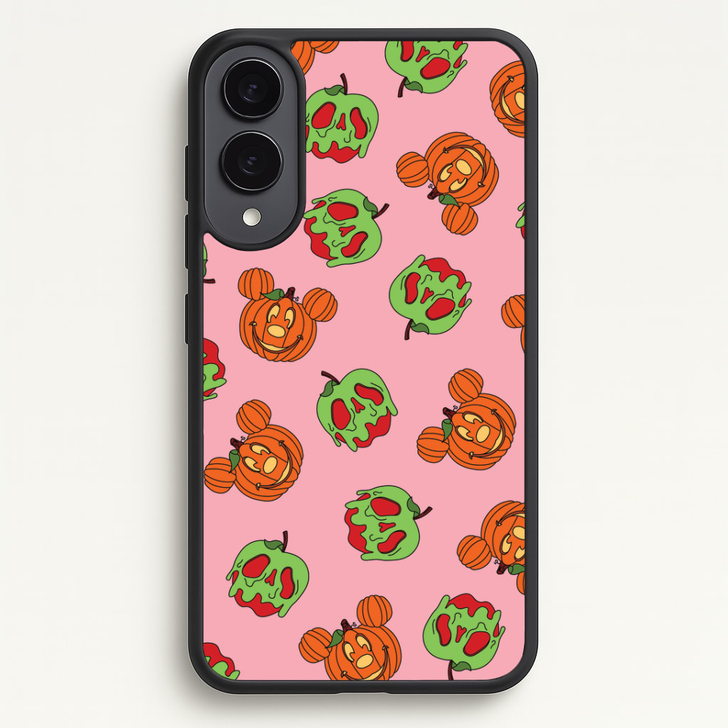 Pumpkin Mouse And Poison Apple Pattern Phone Case