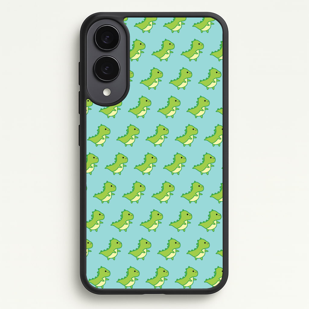 Green Dinosaurs Pattern - Dinosaurs Phone Case