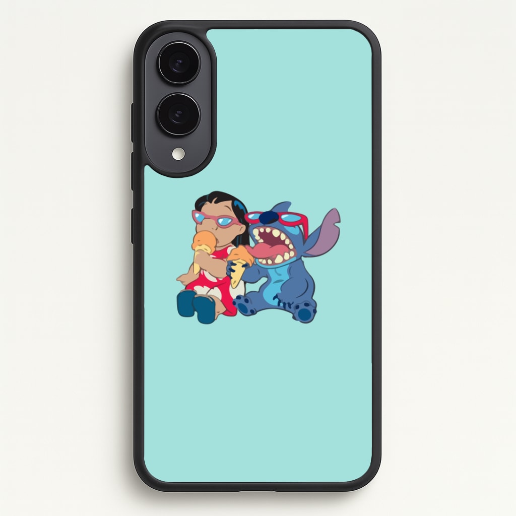 Ice Cream Alien Blue Phone Case - Galaxy S25 Edge / Standard
