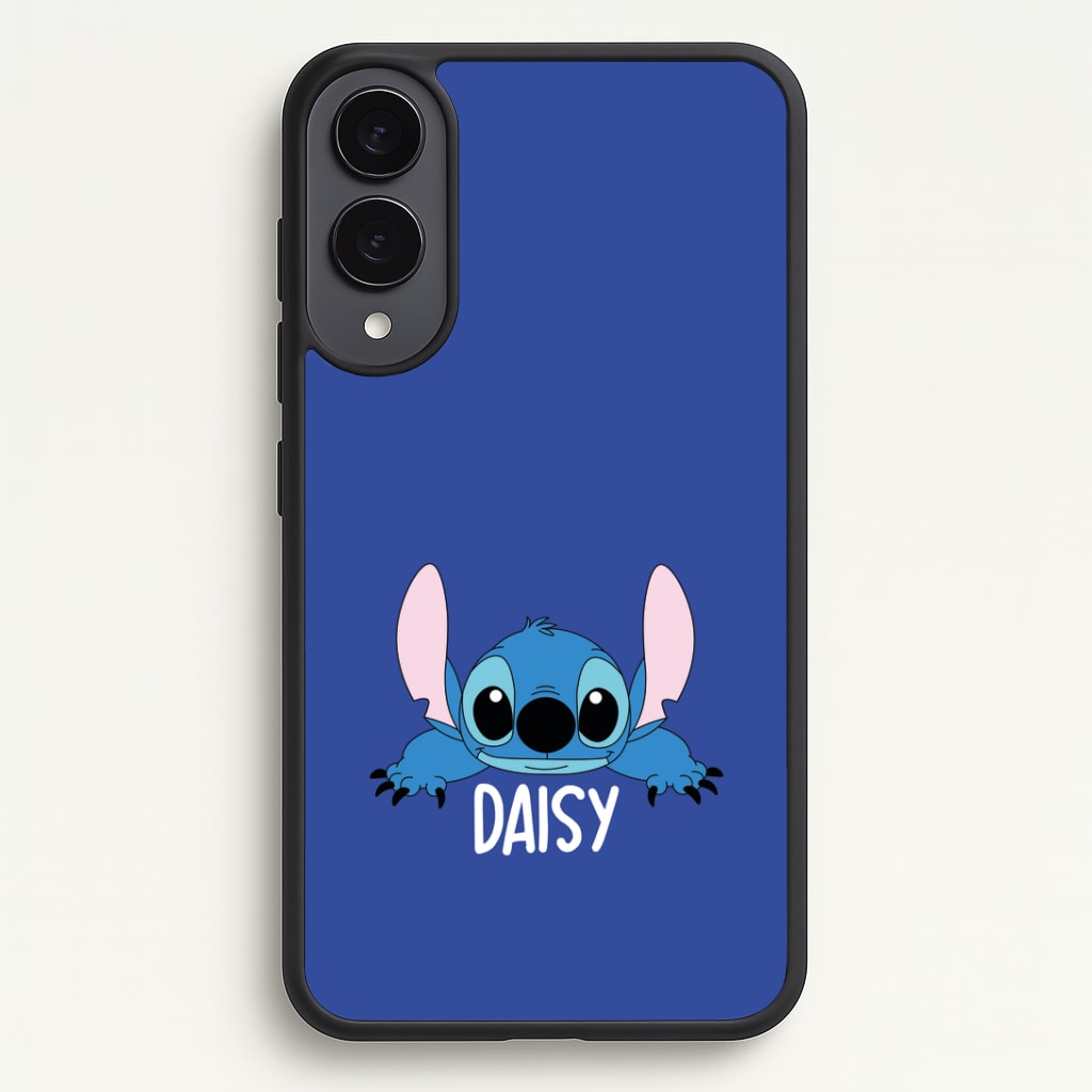 Blue Alien - Personalised Disney Phone Case - Galaxy S25 Edge / Standard