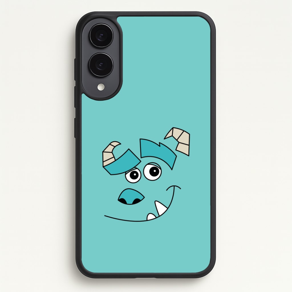 Blue Monster Face Phone Case - Galaxy S25 Edge / Standard