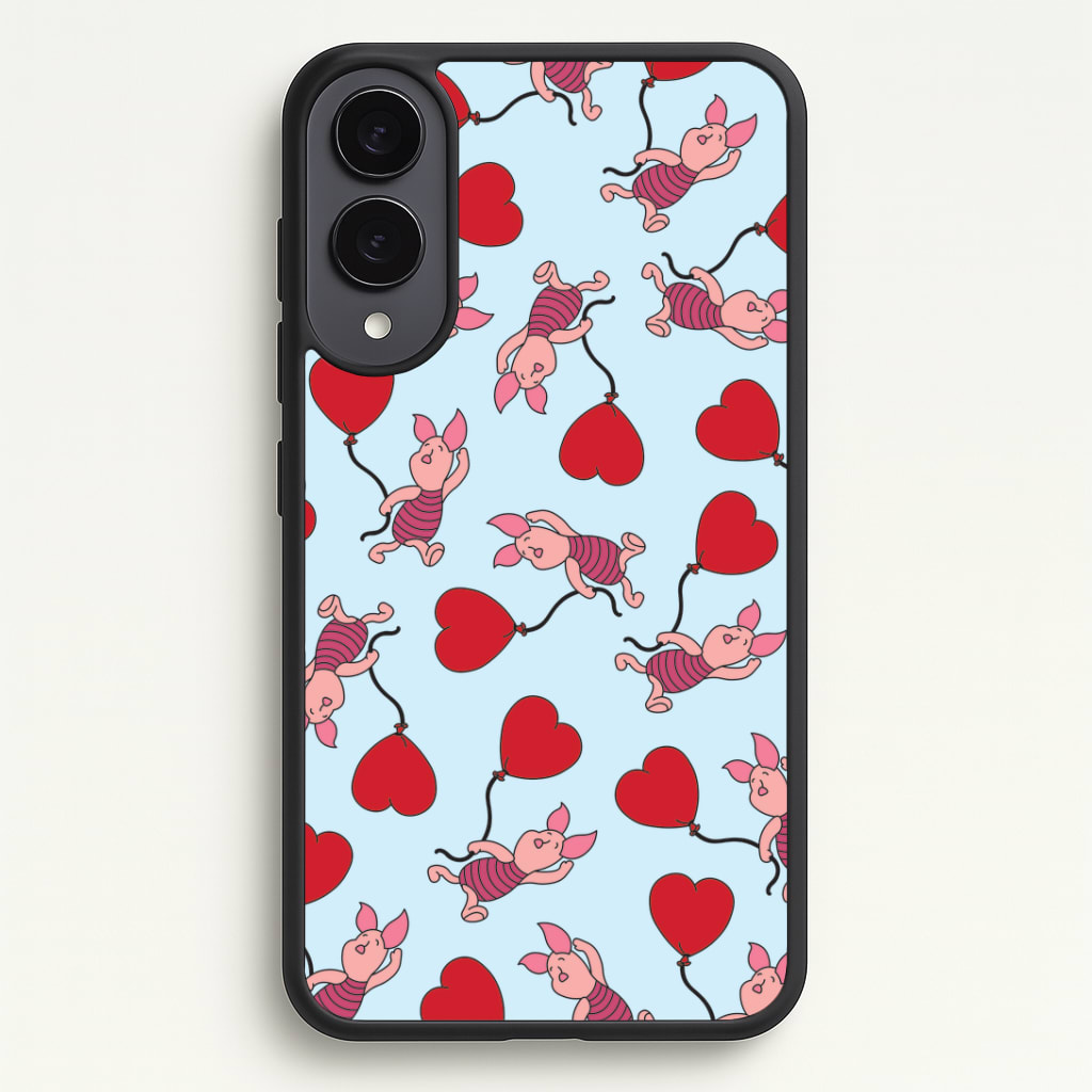 Baby Pig With Balloon Pattern Phone Case - Galaxy S25 Edge / Standard