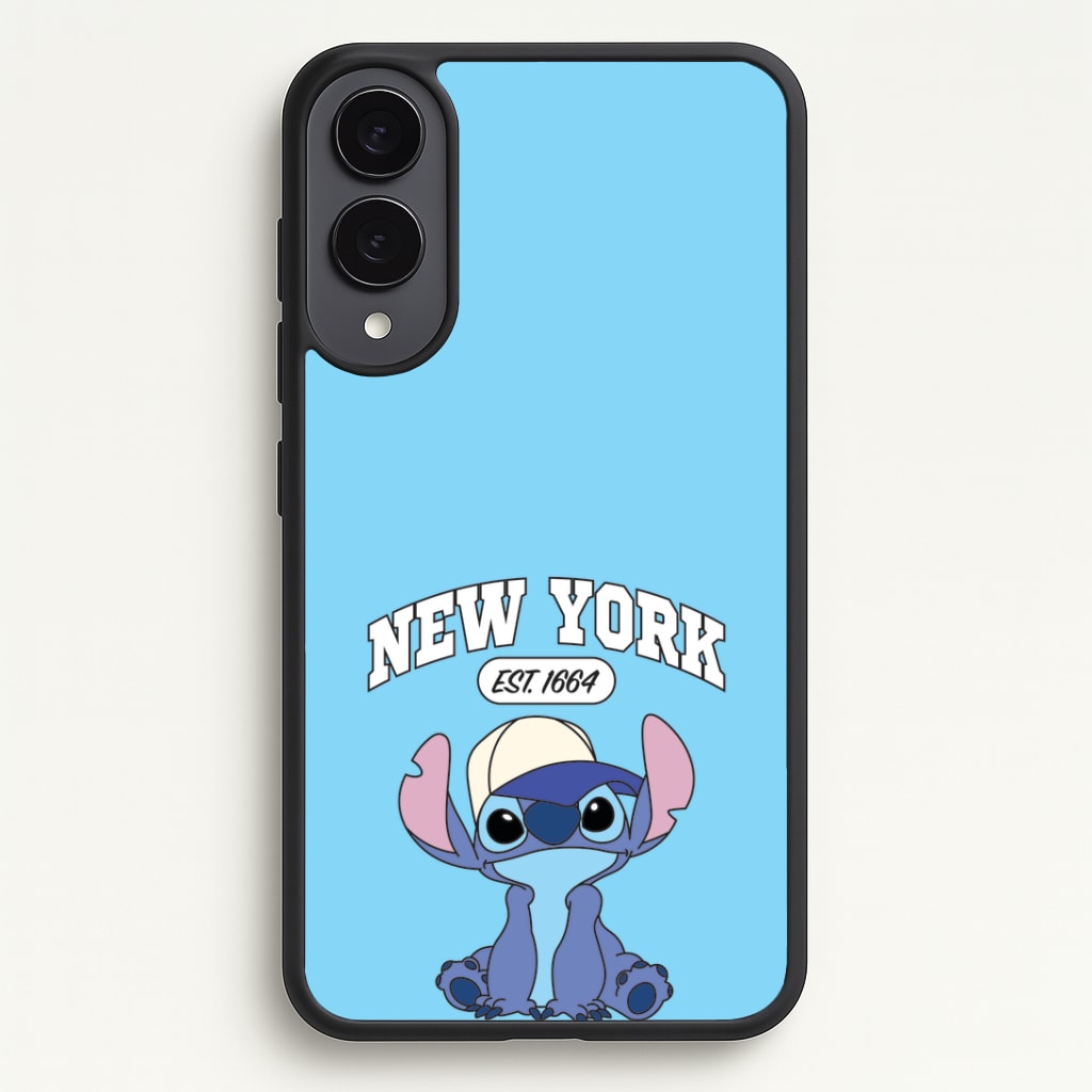New York Blue Alien Phone Case - Galaxy S25 Edge / Standard