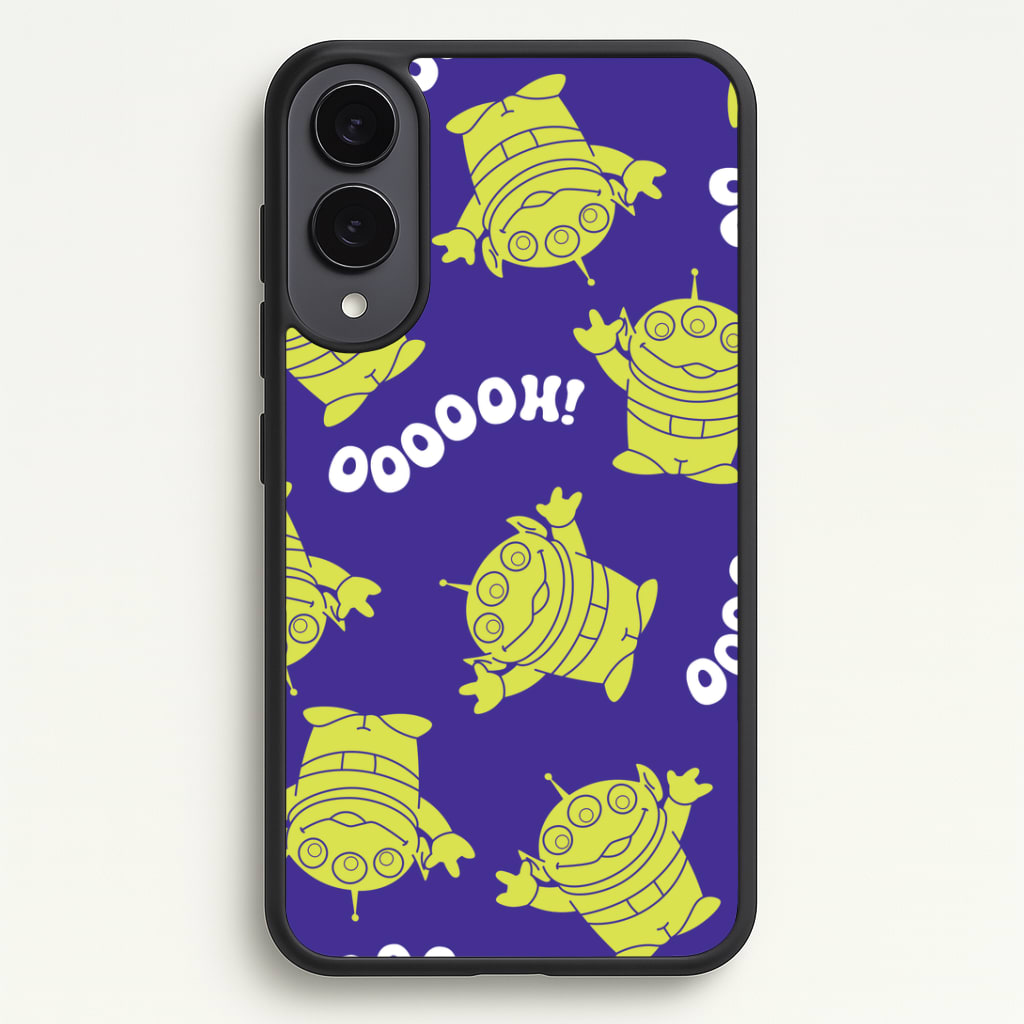 Toy Aliens Silhouette Pattern Phone Case - Galaxy S25 Edge / Standard