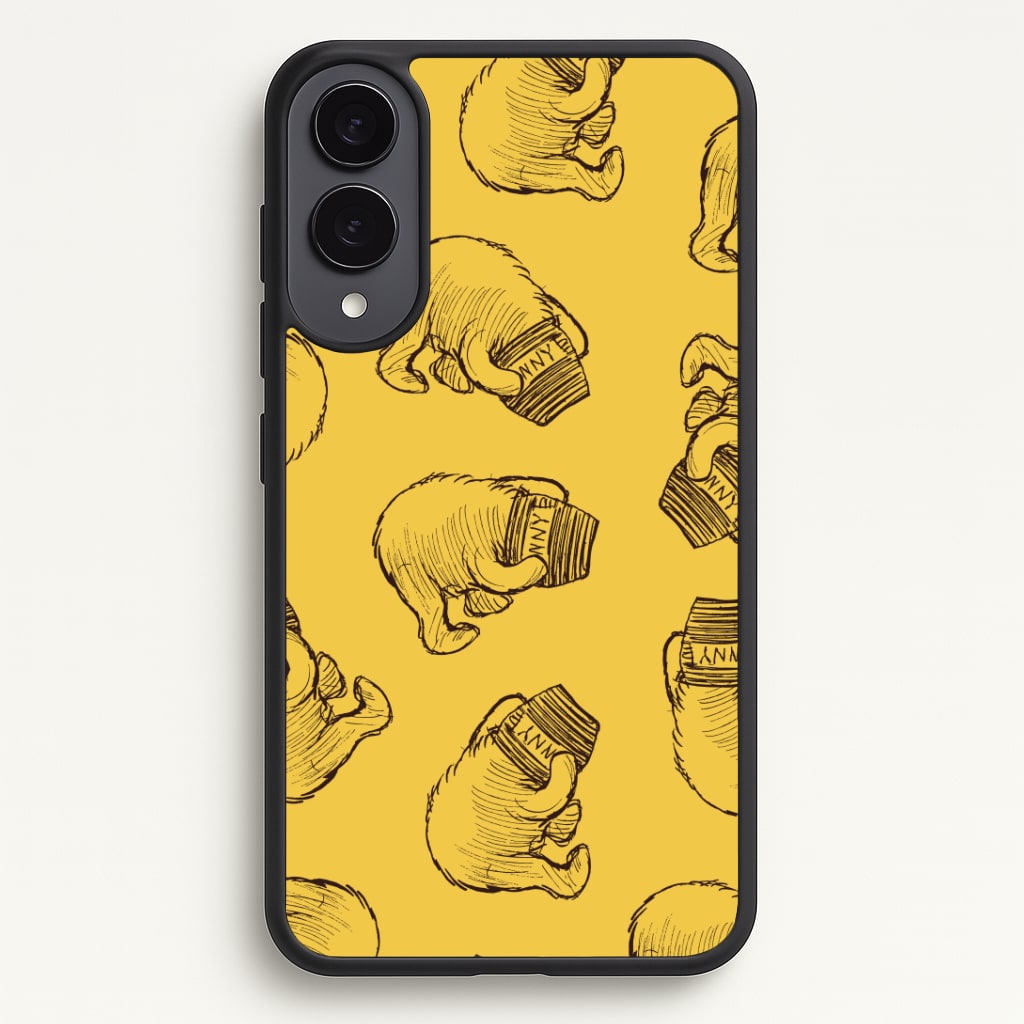 Winnie Honey Pot Pattern Phone Case - Galaxy S25 Edge / Standard