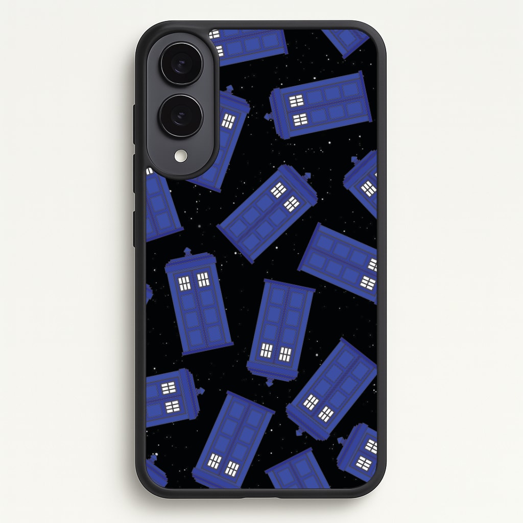 Tardis Pattern Phone Case - Galaxy S25 Edge / Standard