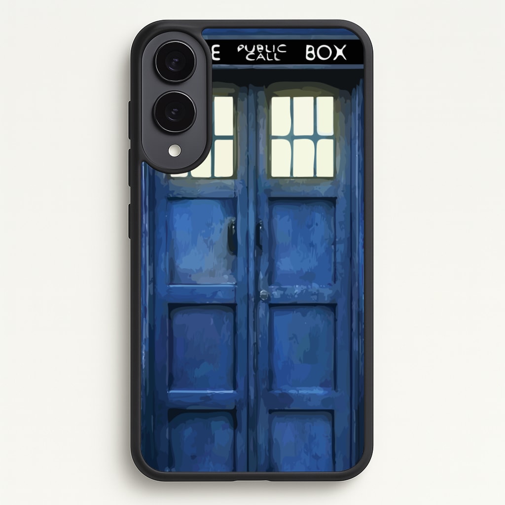 Police Box Phone Case - Galaxy S25 Edge / Standard