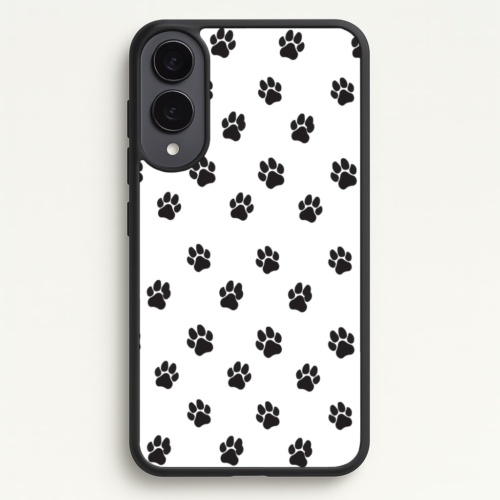 Paw pattern - Dog Patterns Phone Case - Galaxy S25 Edge / Standard