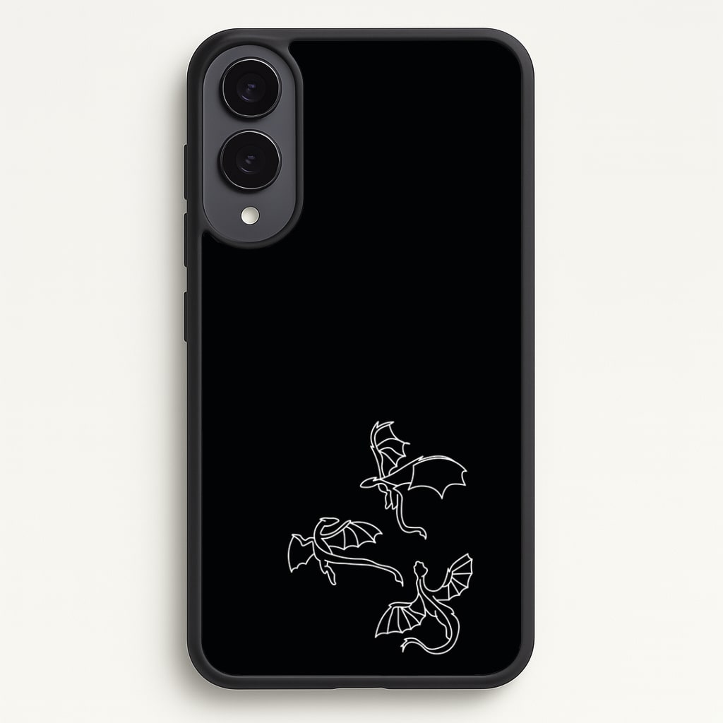 Three Dragons - Dragon Patterns Phone Case - Galaxy S25 Edge / Standard