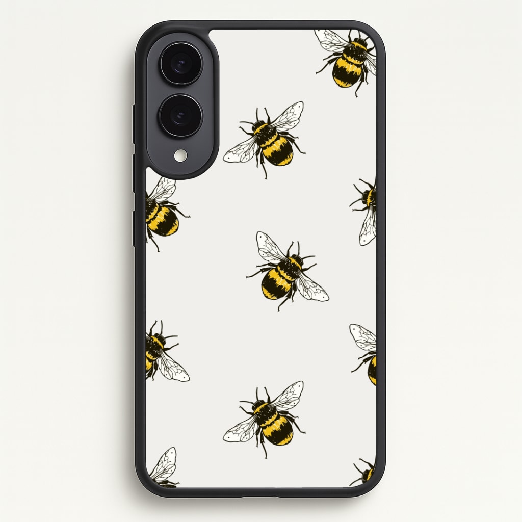 Bumblebee Pattern Phone Case - Galaxy S25 Edge / Standard
