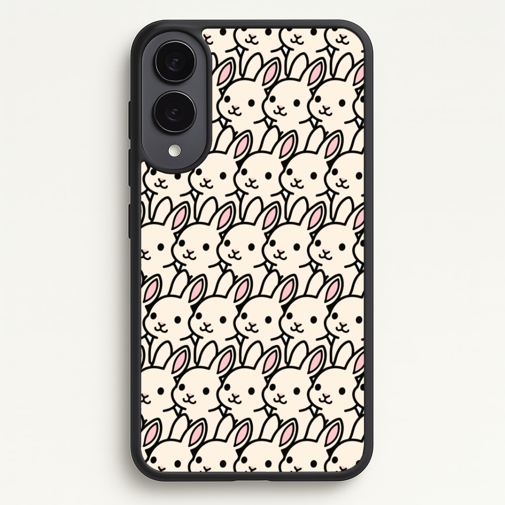Bunny Rabbit Pattern Phone Case - Galaxy S25 Edge / Standard