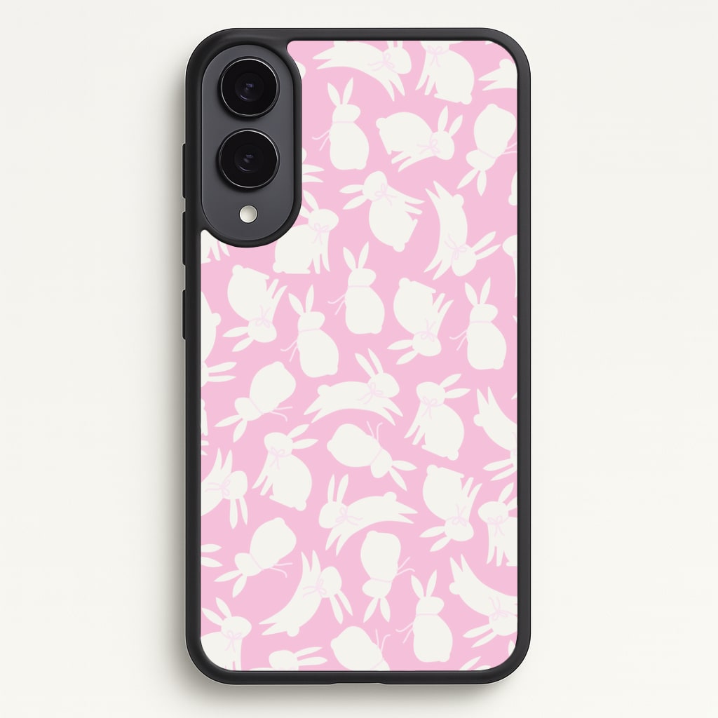 Bunnies And Bows - Easter Patterns Phone Case - Galaxy S25 Edge / Standard