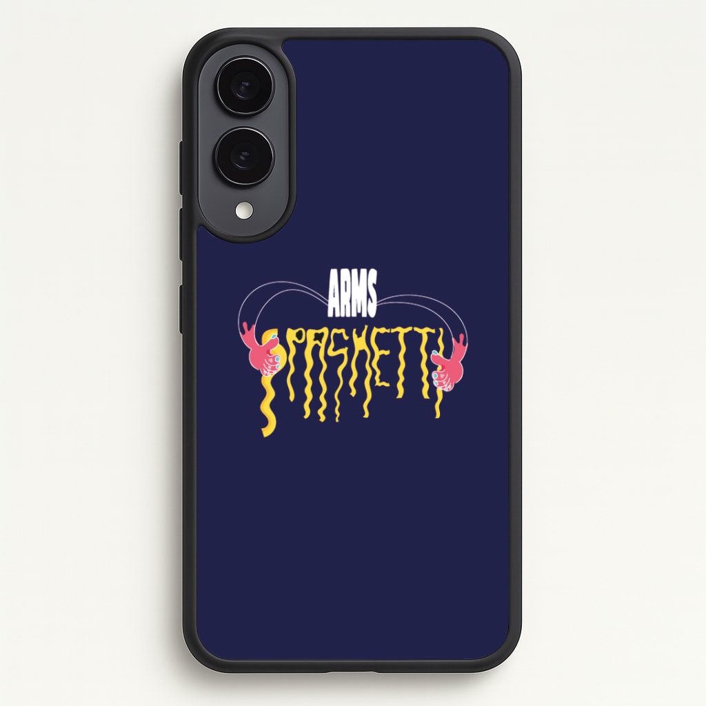 Arms Spaghetti - Dark Blue Phone Case - Galaxy S25 Edge / Standard