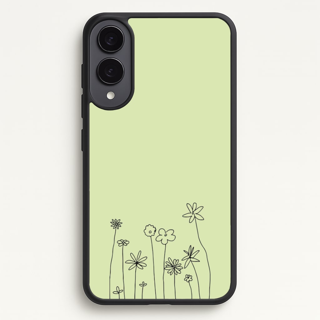 Floral Outline - Floral Phone Case