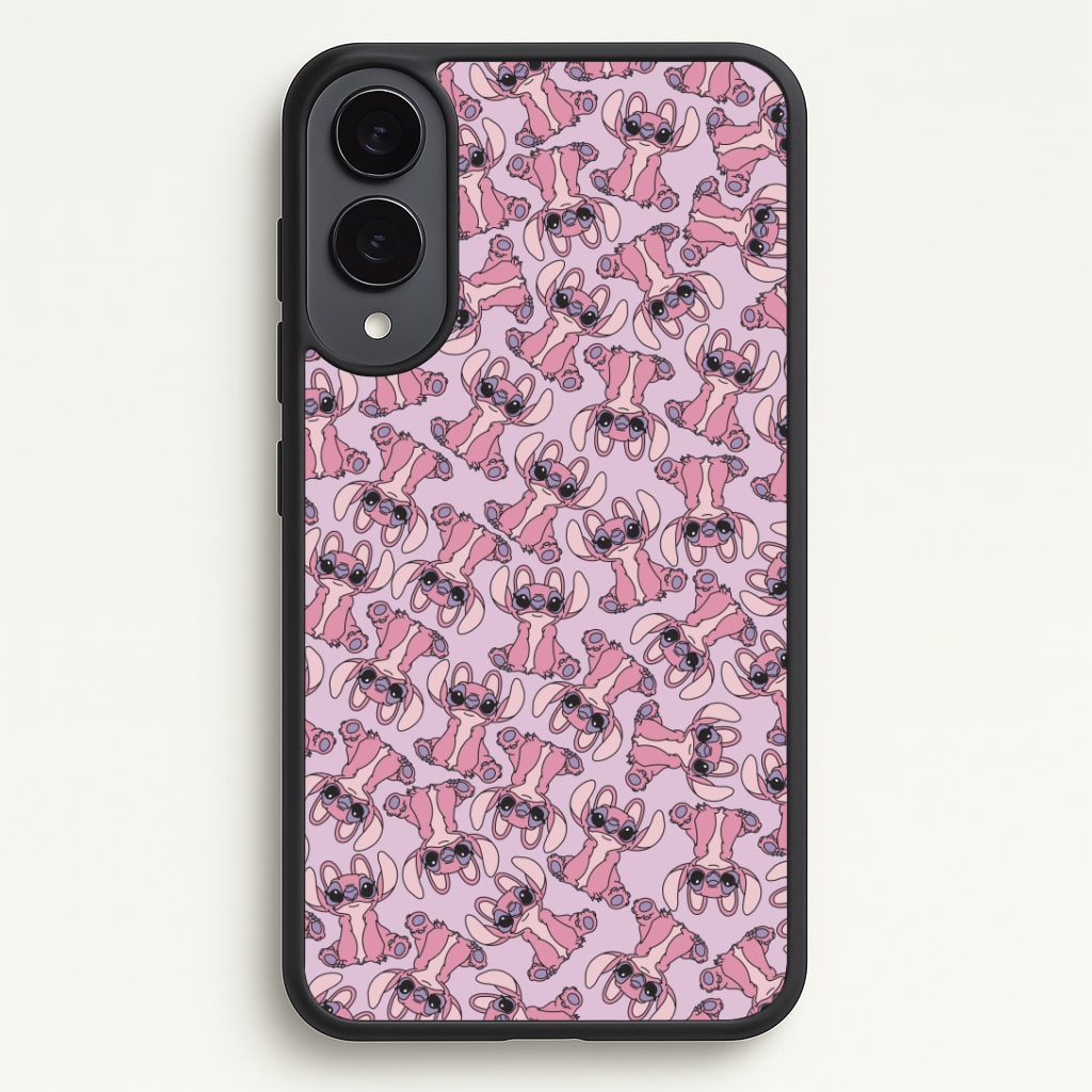 Angel Pink Alien Pattern Phone Case - Galaxy S25 Edge / Standard