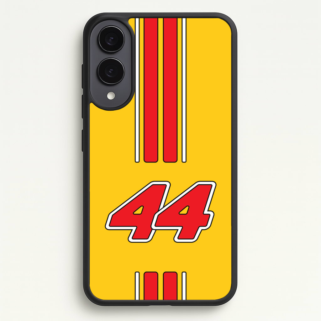 Retro Yellow And Red Hamilton Phone Case - Galaxy S25 Edge / Standard