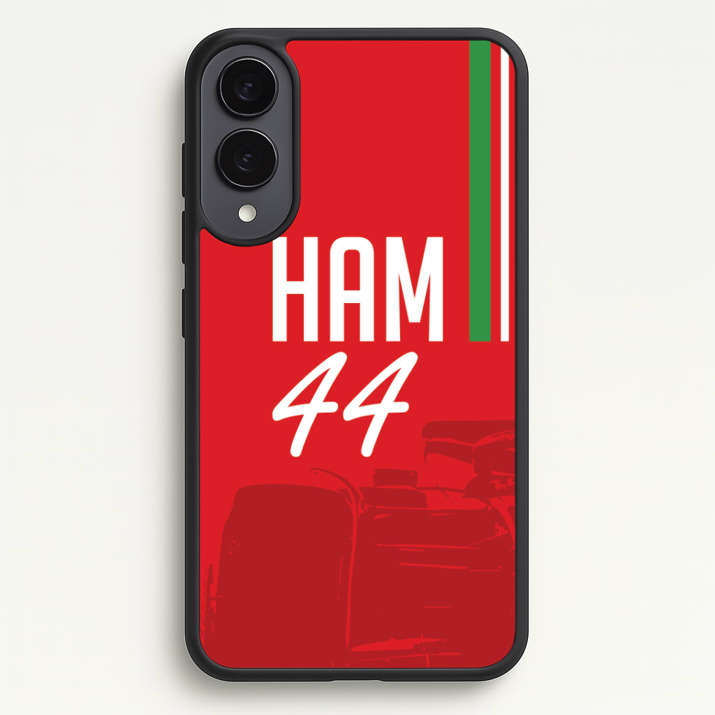 Dark Red Hamilton 44 Phone Case - Galaxy S25 Edge / Standard
