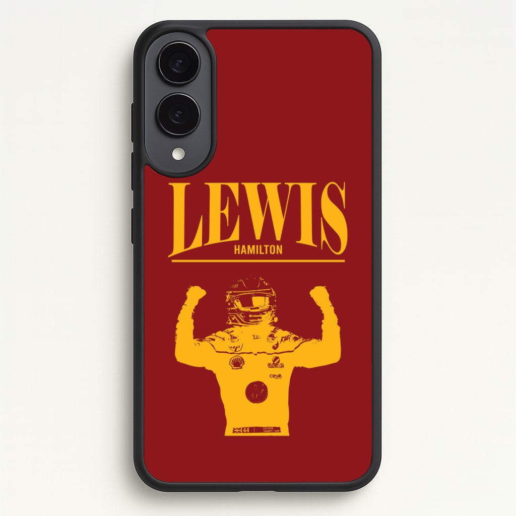 Lewis Red And Gold Phone Case - Galaxy S25 Edge / Standard