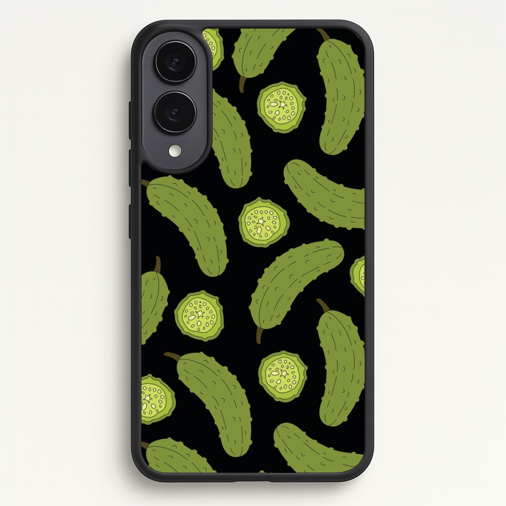 Pickle Assortment Pattern Phone Case - Galaxy S25 Edge / Standard